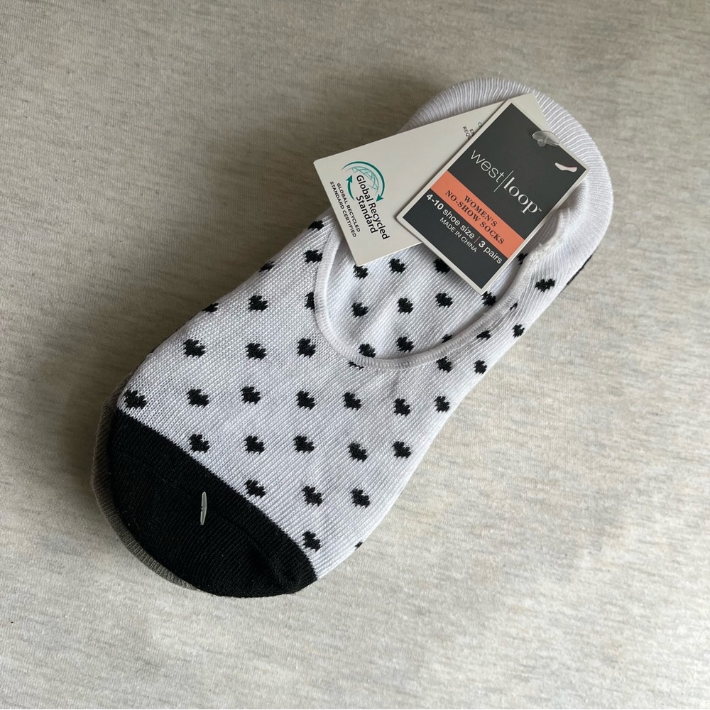 3 pairs of No-Show socks